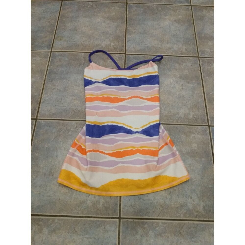 Women's Lululemon Tank Top Shirt Multi Color Straps Size 4 Athletic